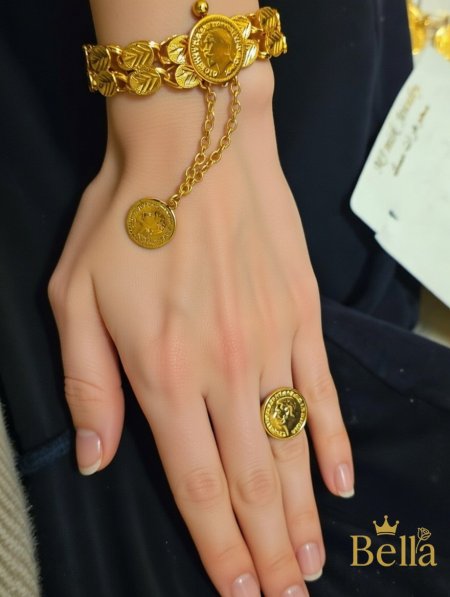 اسواره حلبي مع خاتم ليره